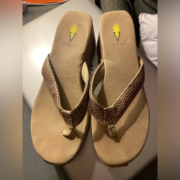 Volatile snakeskin high end thong wedges comfortable size 10 women’s - Picture 4 of 11